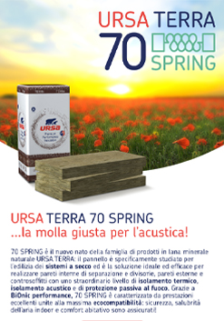 Scopri di più sull'articolo URSA TERRA 70 SPRING – la molla giusta per l’acustica