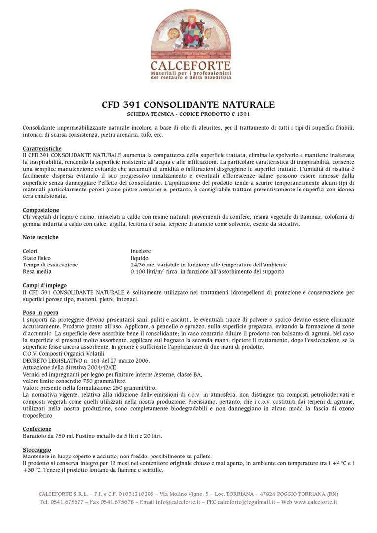 Cfd Consolidante Naturale Edilbim