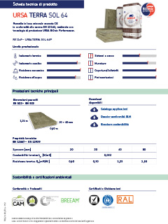 Scheda tecnica URSA TERRA SOL 64