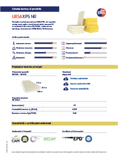 Scheda tecnica URSA XPS NR_240x330
