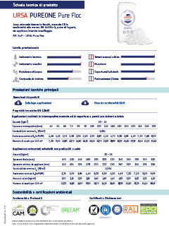 Scheda tecnica URSA PUREONE Pure Floc