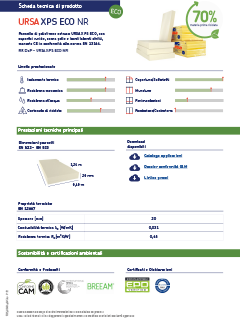 Scheda tecnica URSA XPS NR