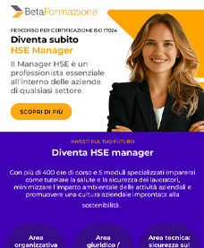 Scopri di più sull'articolo Hse manager – scopri il percorso per ottenere la qualifica!