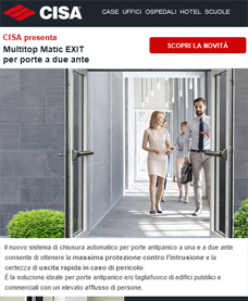 Scopri di più sull'articolo New CISA Exit for emergency doors